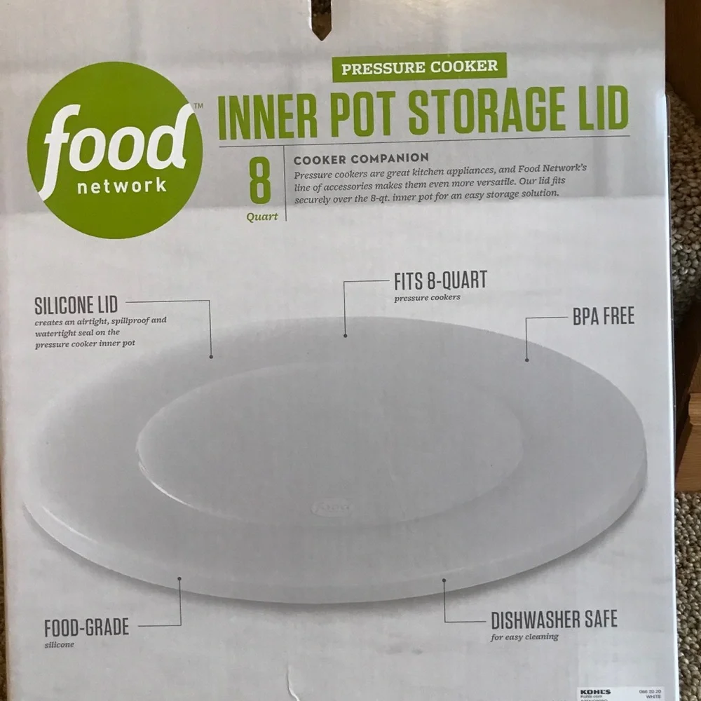 New in Box Instant Pot 8 qt pressure cooker air watertight sealing storage lid
